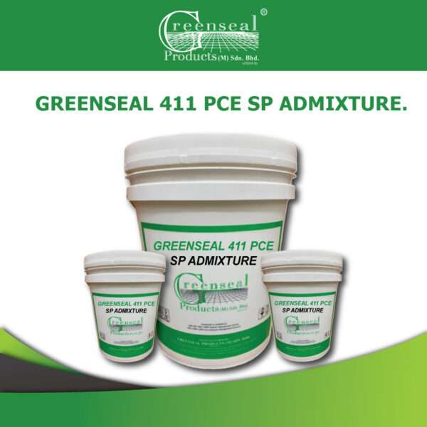 GREENSEAL 411 PCE SP ADMIXTURE.